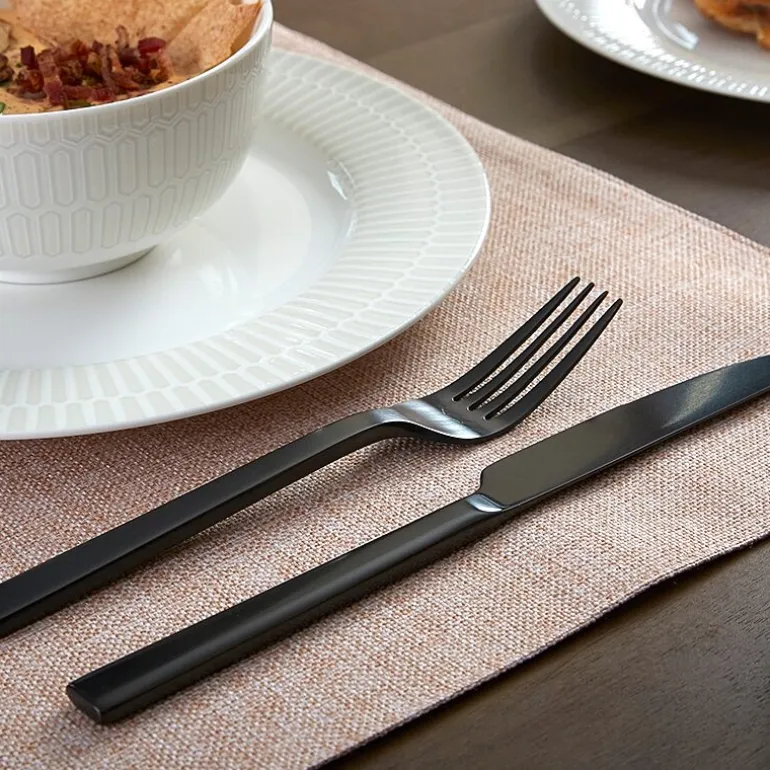 Oneida Chef's Table Black 20-pc. Everyday Flatware Set