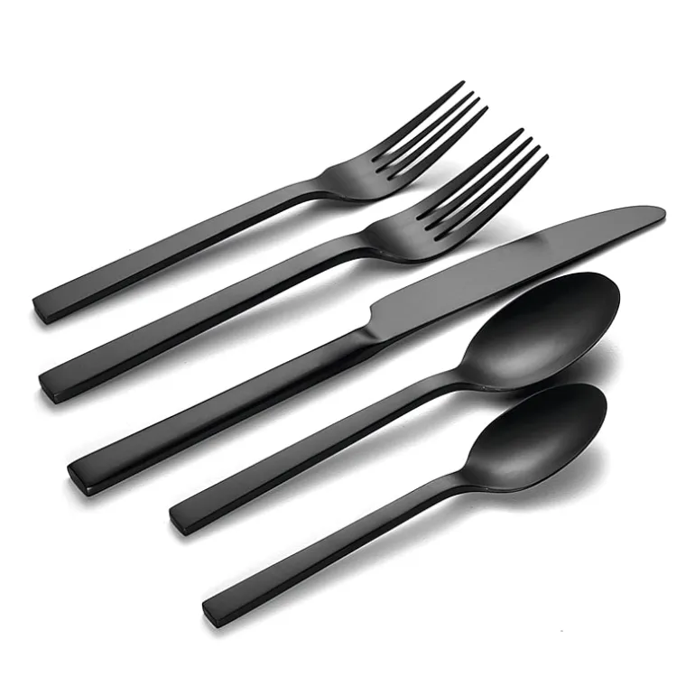 Oneida Chef's Table Black 20-pc. Everyday Flatware Set