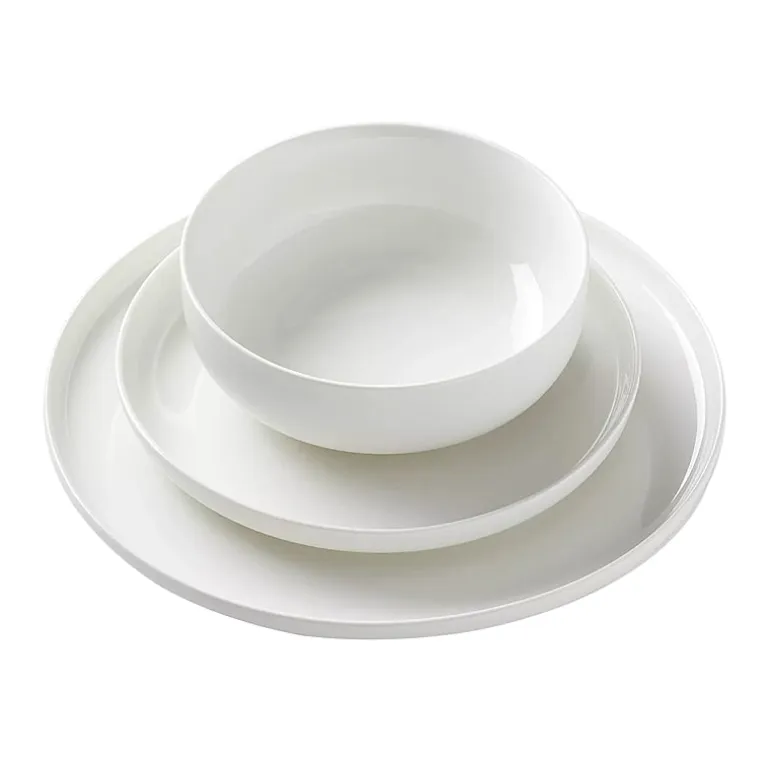 Oneida 24 Seven White 12-pc. Porcelain Dinnerware Set