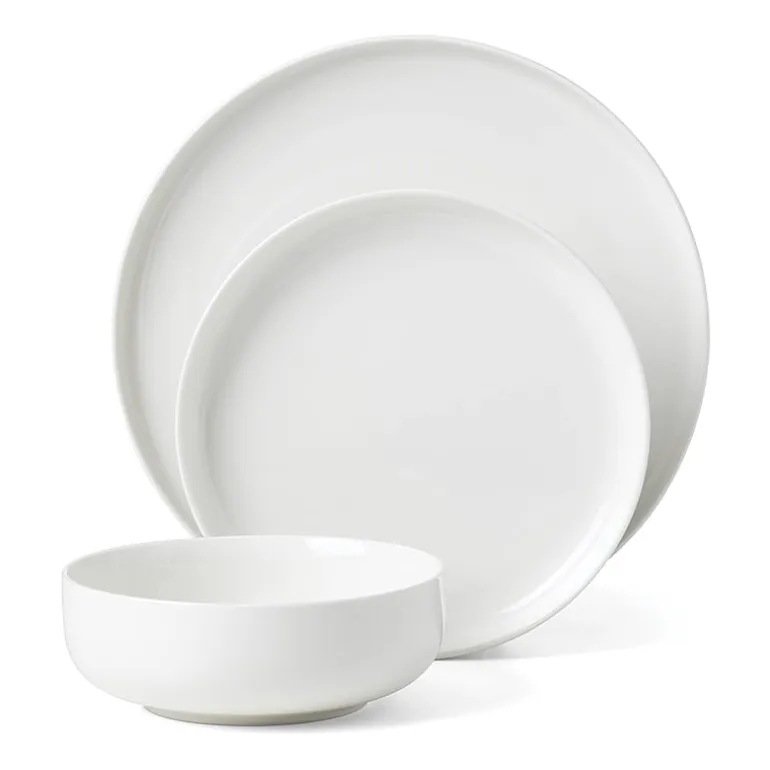 Oneida 24 Seven White 12-pc. Porcelain Dinnerware Set