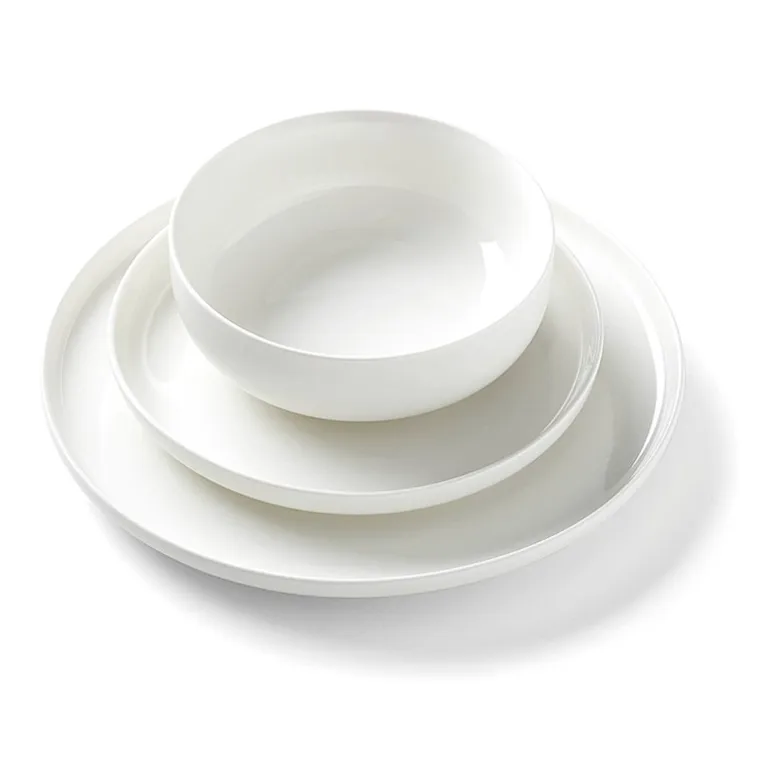 Oneida 24 Seven White 12-pc. Porcelain Dinnerware Set