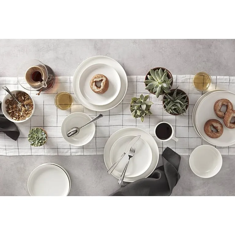 Oneida 24 Seven White 12-pc. Porcelain Dinnerware Set