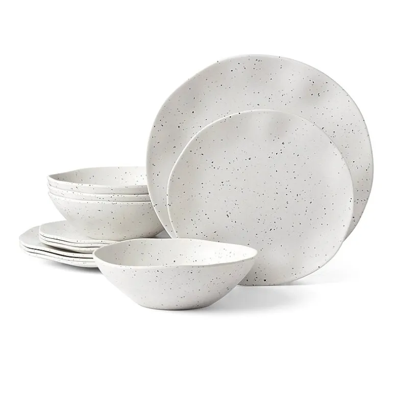 Oneida Terrazzo 12-pc. Melamine Dinnerware Set