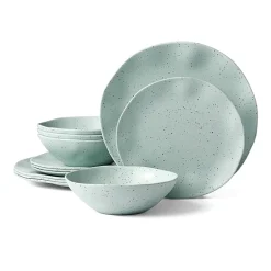 Oneida Terrazzo 12-pc. Melamine Dinnerware Set