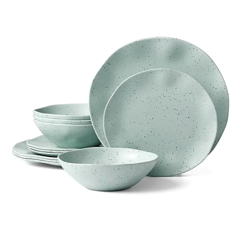 Oneida Terrazzo 12-pc. Melamine Dinnerware Set