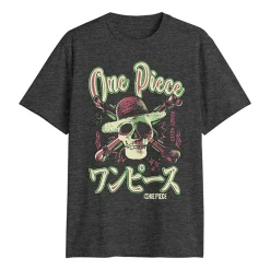 One Piece Mens Crew Neck Short Sleeve Classic Fit Big and Tall Graphic T-Shirt