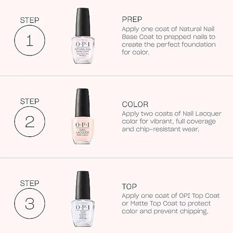 OPI Natural Nail Base Coat Nail Polish