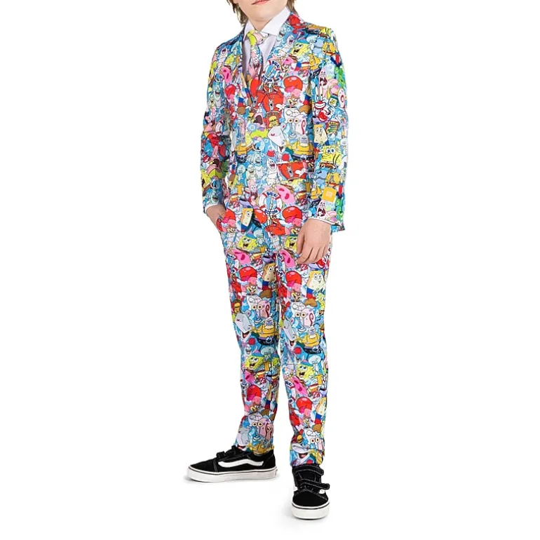 Opposuits Spongebob Little Boys 3-pc. Suit Set
