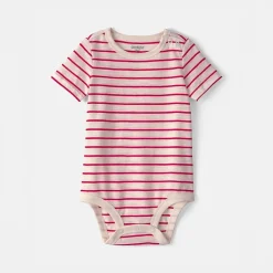 Oshkosh Baby Boys Short Sleeve Striped Romper