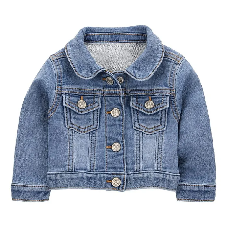 Oshkosh Baby Girls Denim Lightweight Softshell Jacket
