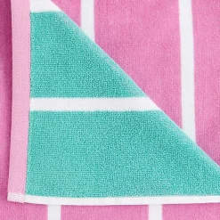 Outdoor Oasis Cabana Stripe Double-sided Beach Towel