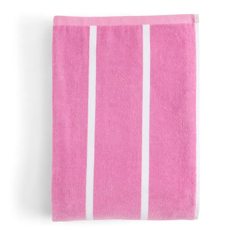 Outdoor Oasis Cabana Stripe Double-sided Beach Towel