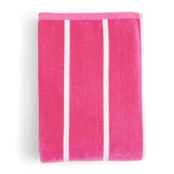 Outdoor Oasis Cabana Stripe Reversible Beach Towel