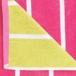 Outdoor Oasis Cabana Stripe Reversible Beach Towel