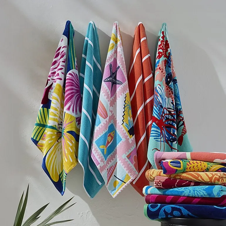 Outdoor Oasis Jacquard Beach Towel