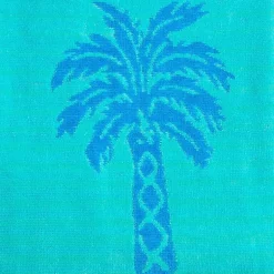 Outdoor Oasis Palm Tree Jacquard Beach Towel