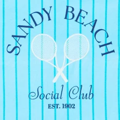 Outdoor Oasis Sandy Beach Print Beach Towel
