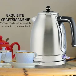 Ovente 1.7 Litre Tea Stainless Steel Electric Kettle