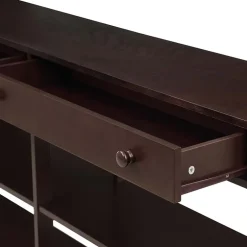 Oxford 2-Drawer Storage Console Table with Shelves
