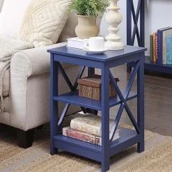 Oxford  End Table with Shelves
