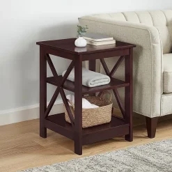 Oxford  End Table with Shelves