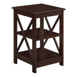 Oxford End Table with Shelves