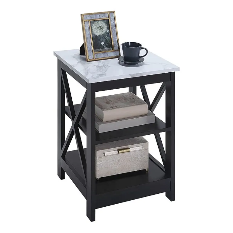 Oxford End Table with Shelves