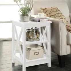 Oxford End Table with Shelves