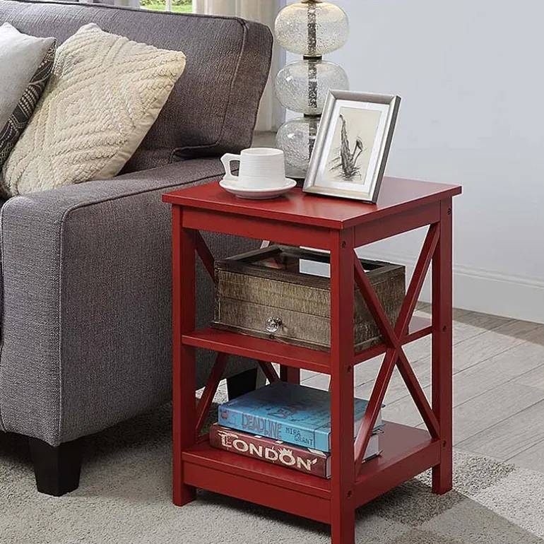 Oxford End Table with Shelves