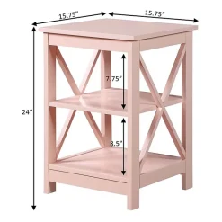 Oxford End Table with Shelves