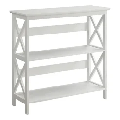 Oxford 3-Tier Bookcase Entryway Hall Table