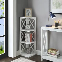 Oxford 3-Tier Corner Bookcase