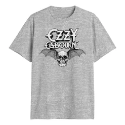 Ozzy Ozbourne Mens Crew Neck Short Sleeve Classic Fit Big and Tall Graphic T-Shirt