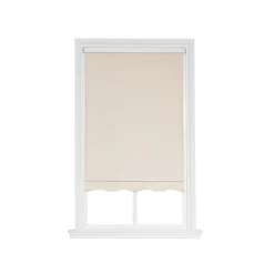 Paige Cut-To-Width Cordless Blackout Fringed Roller Shade