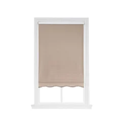 Paige Cut-To-Width Cordless Blackout Fringed Roller Shade