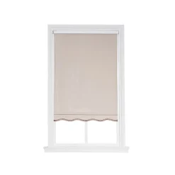 Paige Cut-To-Width Cordless Blackout Fringed Roller Shade