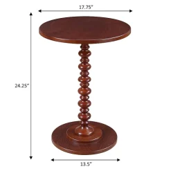 Palm Spindle End Table