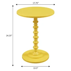 Palm Spindle End Table