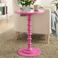 Palm Spindle End Table