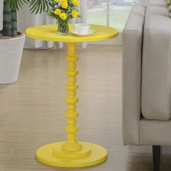 Palm Spindle End Table