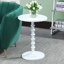 Palm Spindle End Table