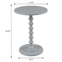 Palm Spindle End Table