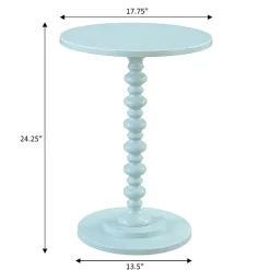 Palm Spindle End Table