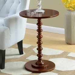 Palm Spindle End Table