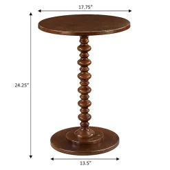 Palm Spindle End Table