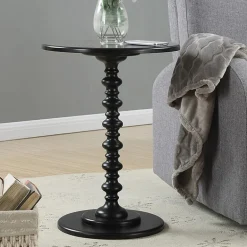 Palm Spindle End Table