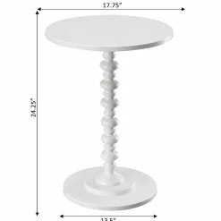 Palm Spindle End Table