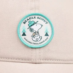 Peanuts Mens Snoopy Eagle Scout Baseball Cap