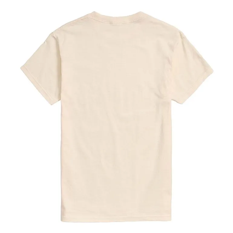Peanuts Snoopy And Woodstock Wilderness Tee Womens Juniors Crew Neck Short Sleeve Regular Fit Peanuts Snoopy Graphic T-Shirt