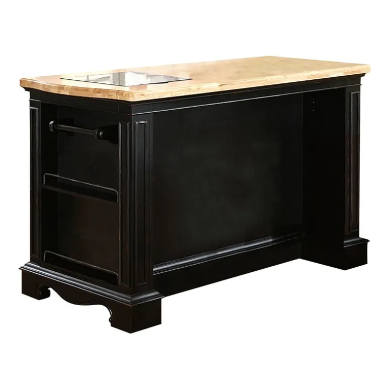 Pennington Kitchen Island with Granite Cutting Surface